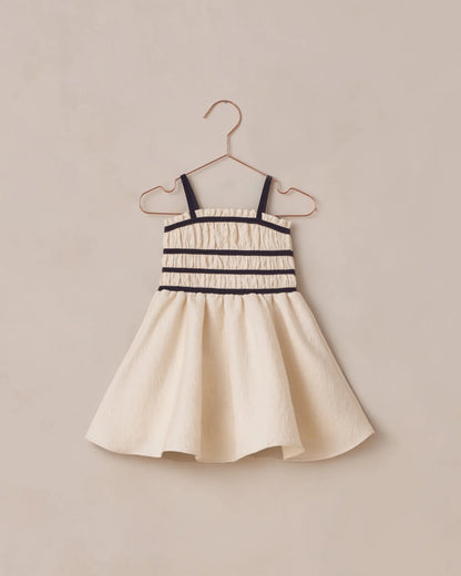 Annabelle Dress | Metallic Ivory