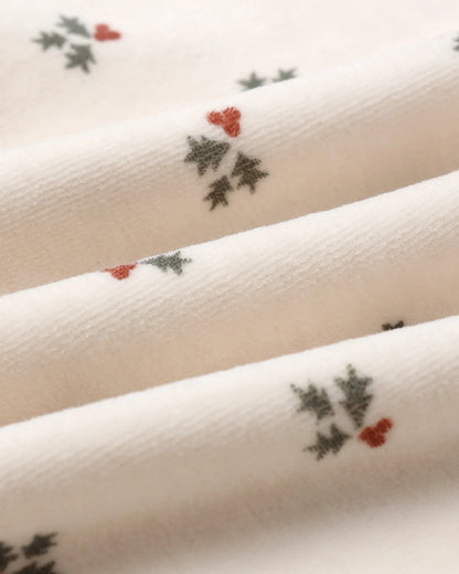 Velour Relaxed Sweatshirt + Pant Set || Holly Berry