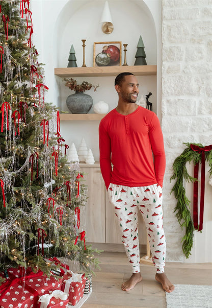 Red Holly Jolly Cruisers Men's Set