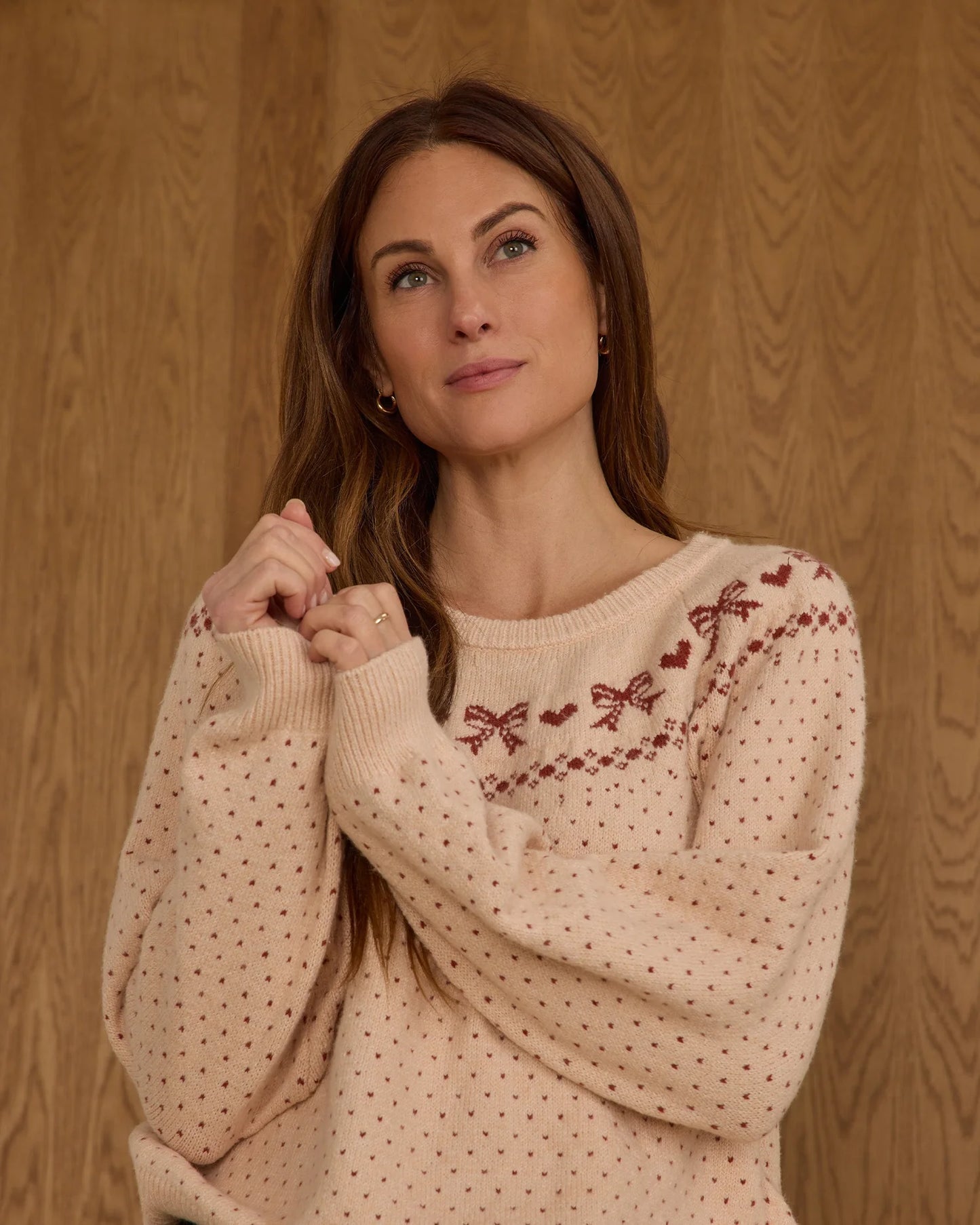 Women's Fair Isle Sweater | Bows