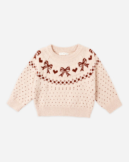 Fair Isle Sweater || Bows