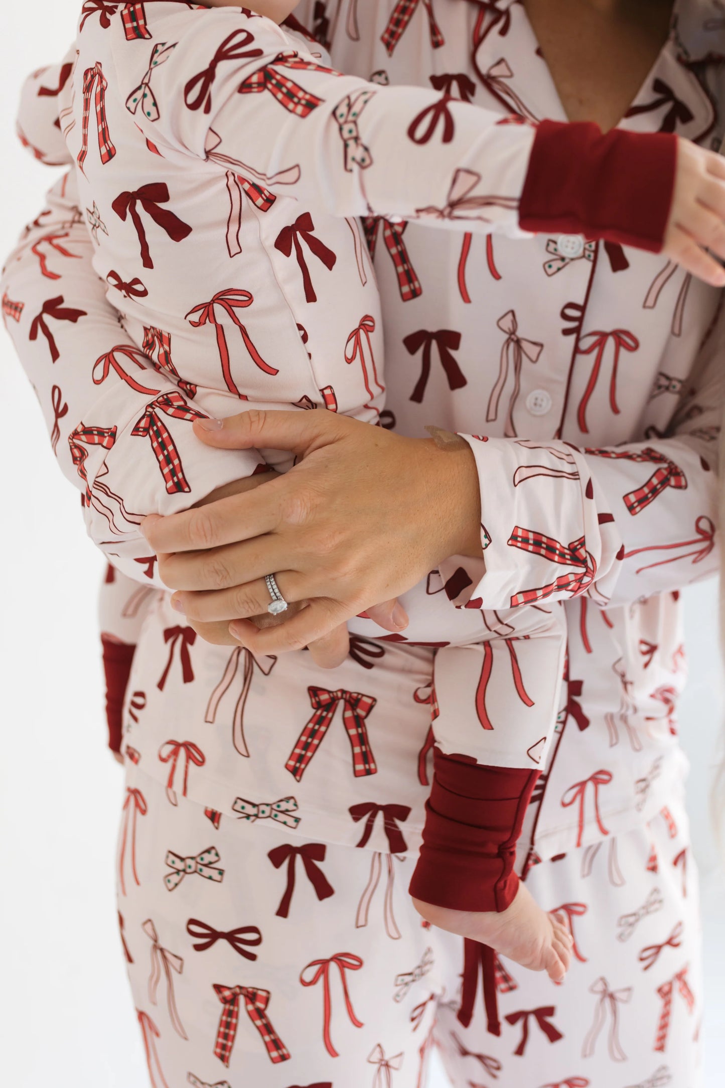 Merry Little Bows Zipper Romper