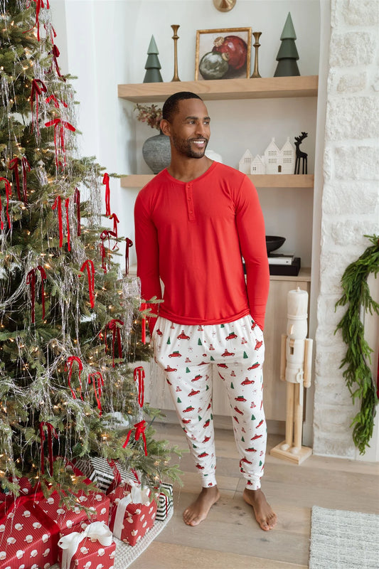 Red Holly Jolly Cruisers Men's Set