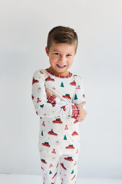 Red Holly Jolly Cruisers Two Piece Set