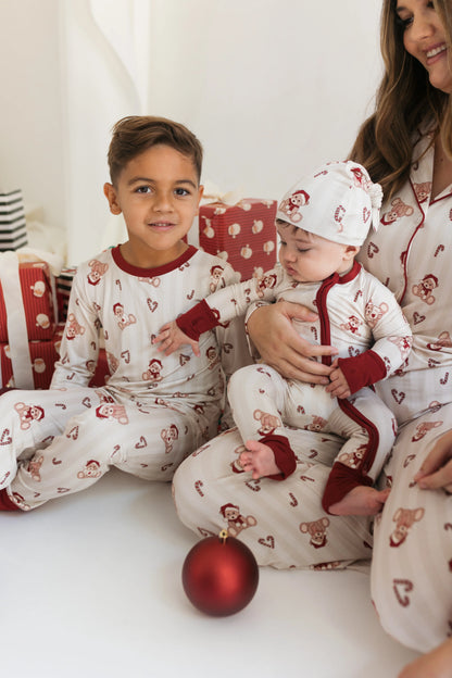 Bear-y Merry Zipper Romper