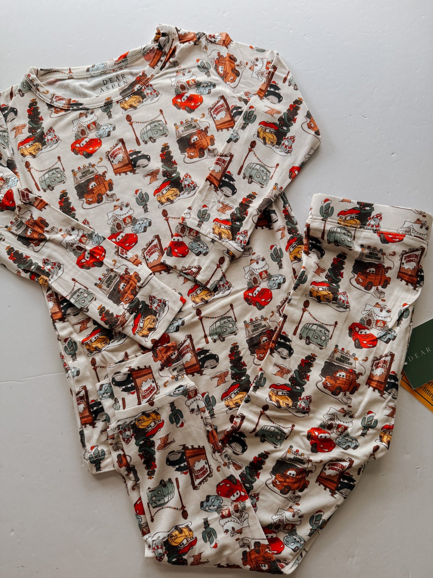 Christmas Cars - Bamboo Two Piece Sleep Set