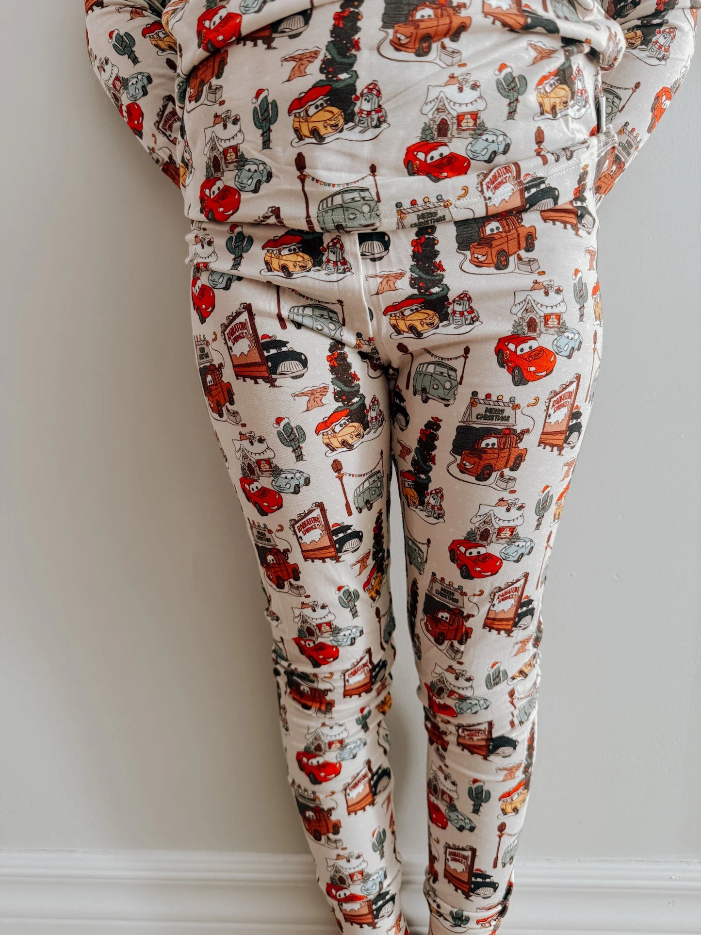 Christmas Cars - Bamboo Two Piece Sleep Set