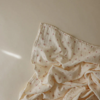 Organic Cotton Muslin Swaddle Blanket