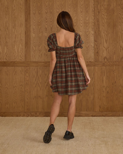Women's Naomi Dress || Holiday Plaid