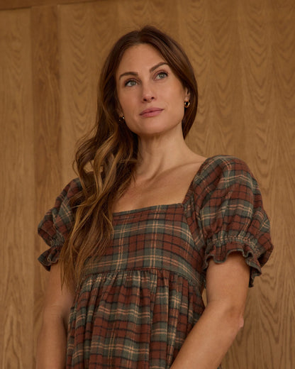 Women's Naomi Dress || Holiday Plaid