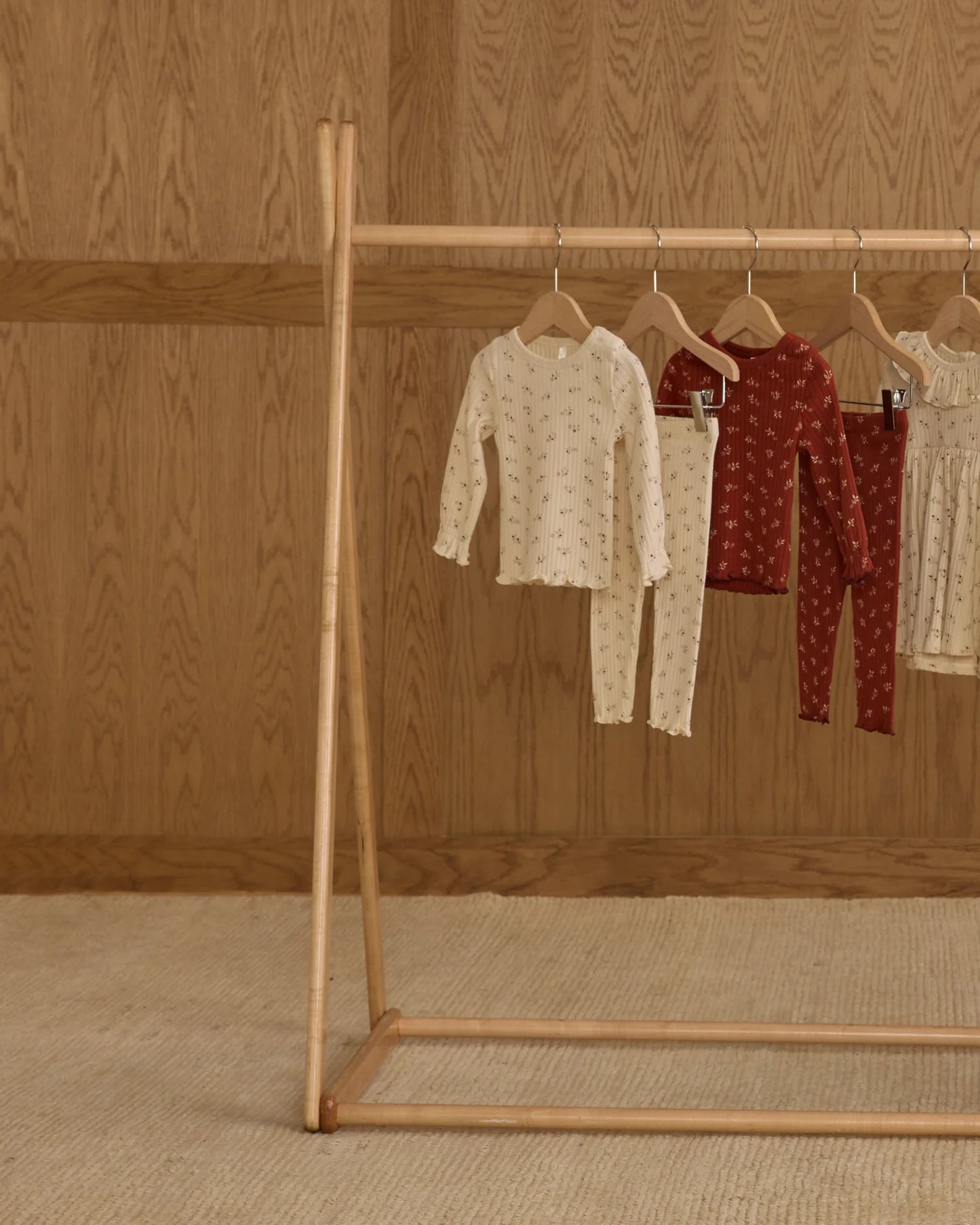 Ribbed Long Sleeve Top + Legging Set|| Ruby Ditsy