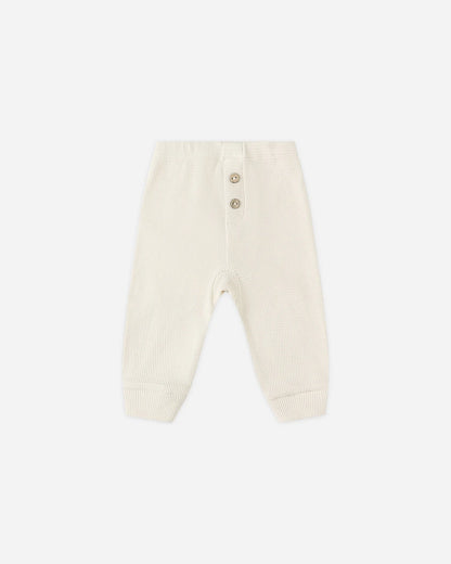 Henley Knit Top + Legging Set || Natural