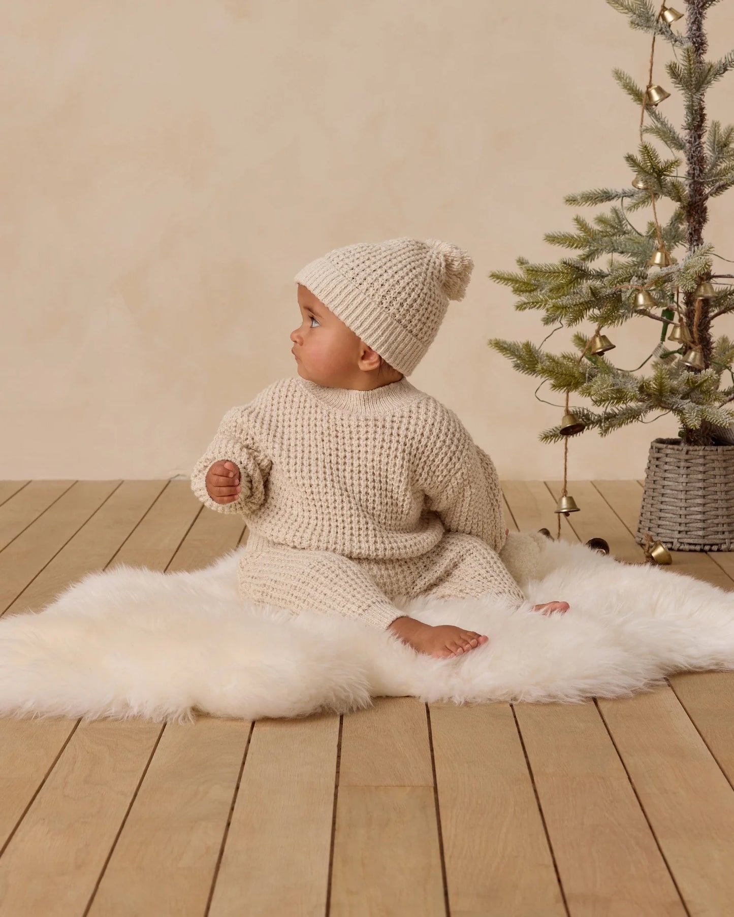 Chunky Knit Sweater + Pant Set || Natural