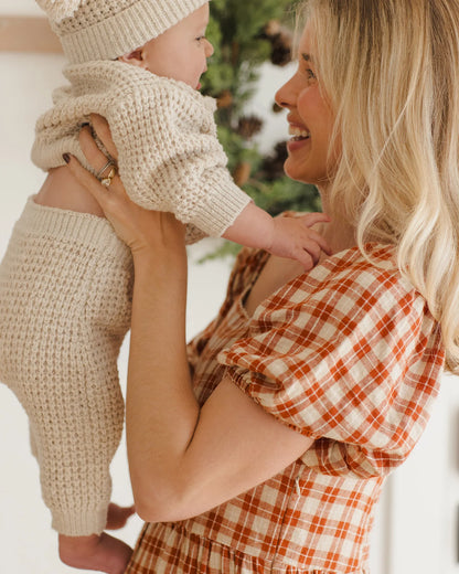 Chunky Knit Sweater + Pant Set || Natural