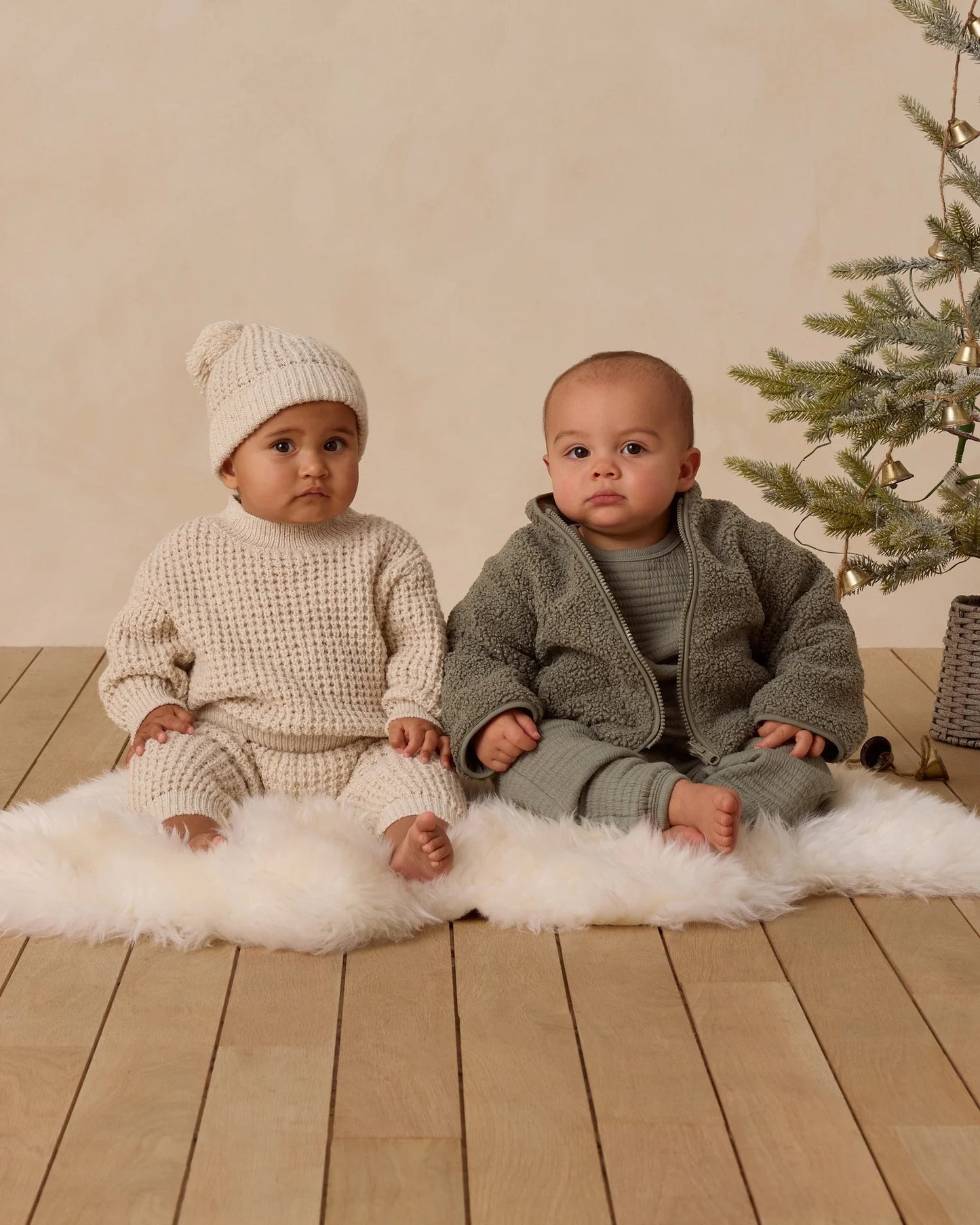 Chunky Knit Sweater + Pant Set || Natural