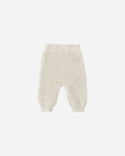 Chunky Knit Sweater + Pant Set || Natural