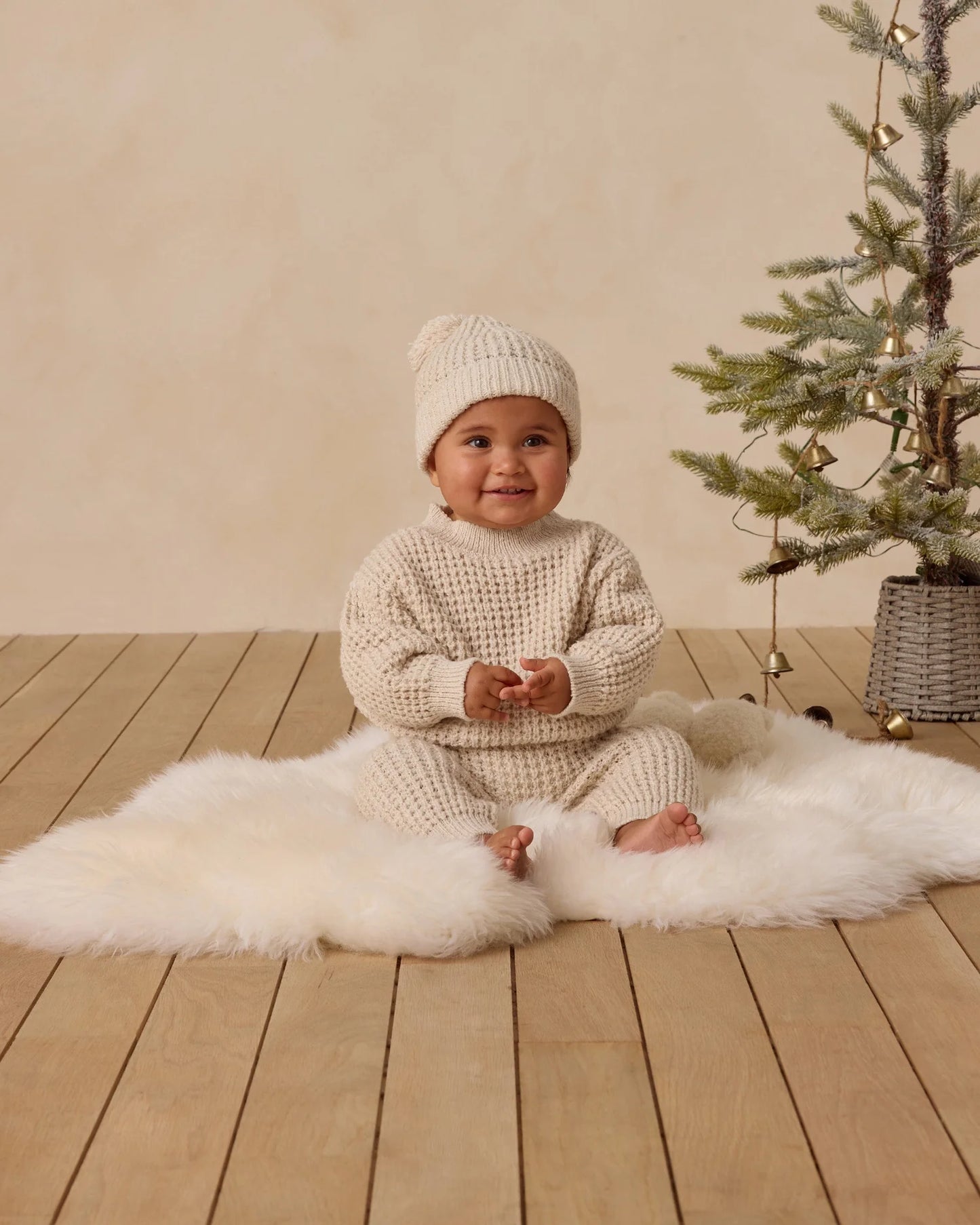 Chunky Knit Sweater + Pant Set || Natural