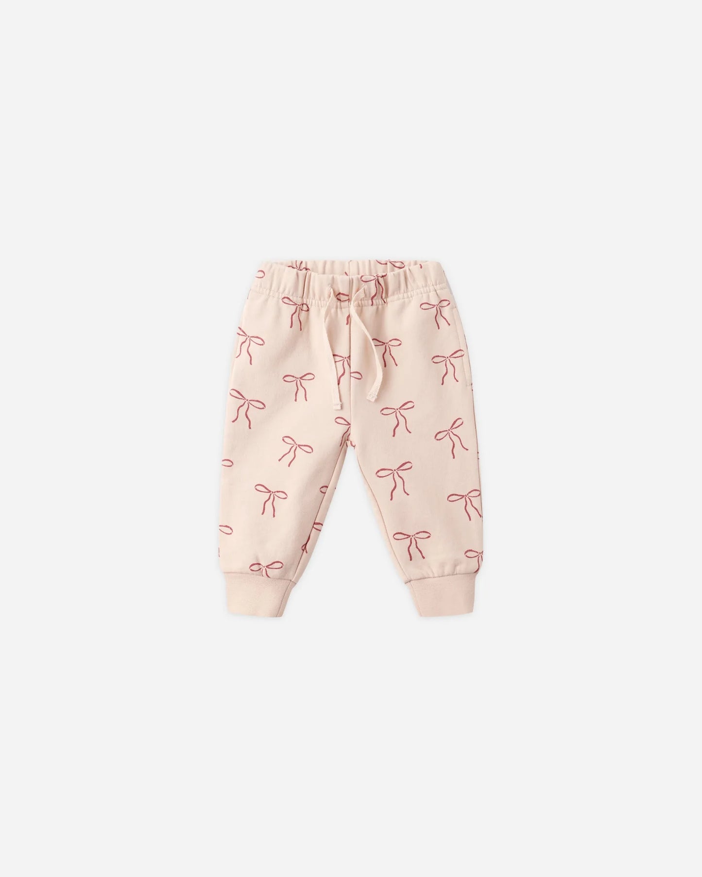 Relaxed Fleece Sweatshirt + Pant Set || Red Bows
