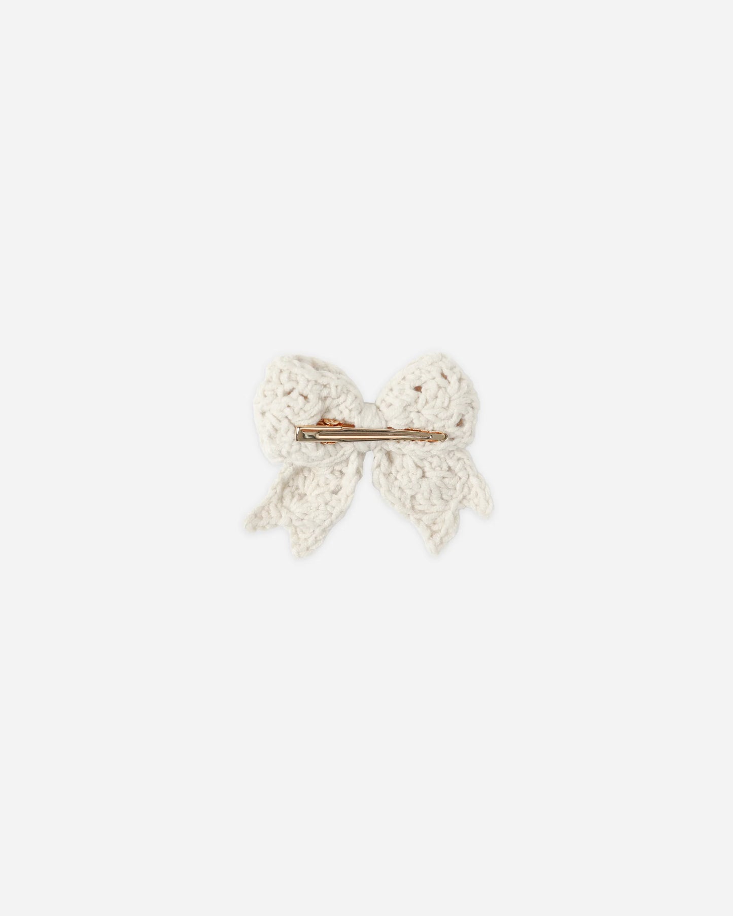 Crochet Bow || Natural