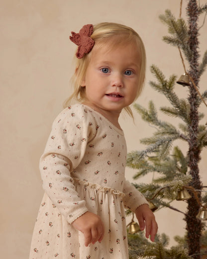 Crochet Bow || Cranberry