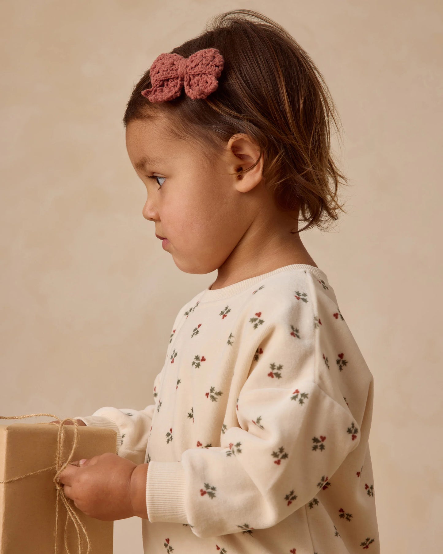 Crochet Bow || Cranberry