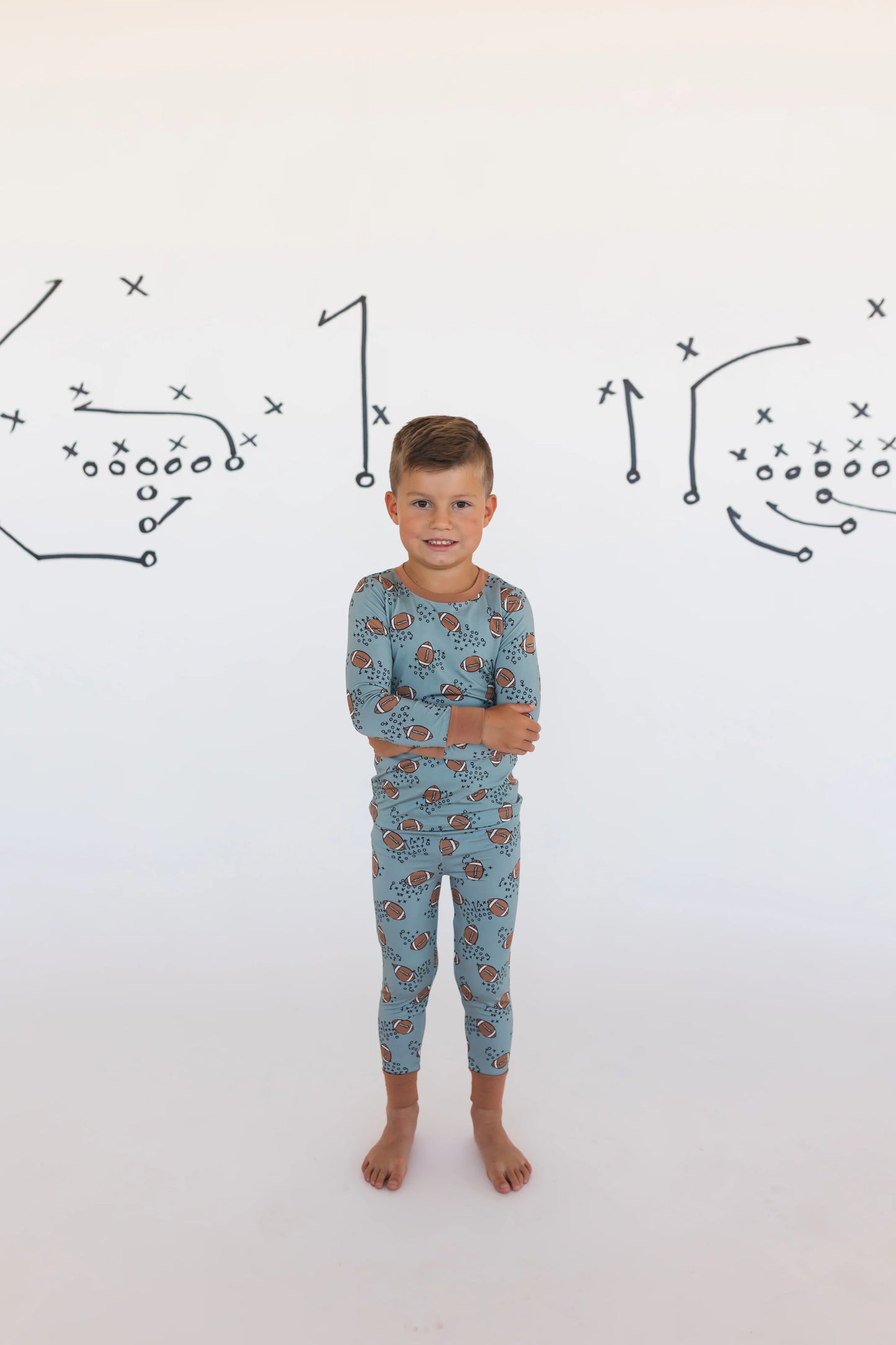 Green Football Two Piece Set