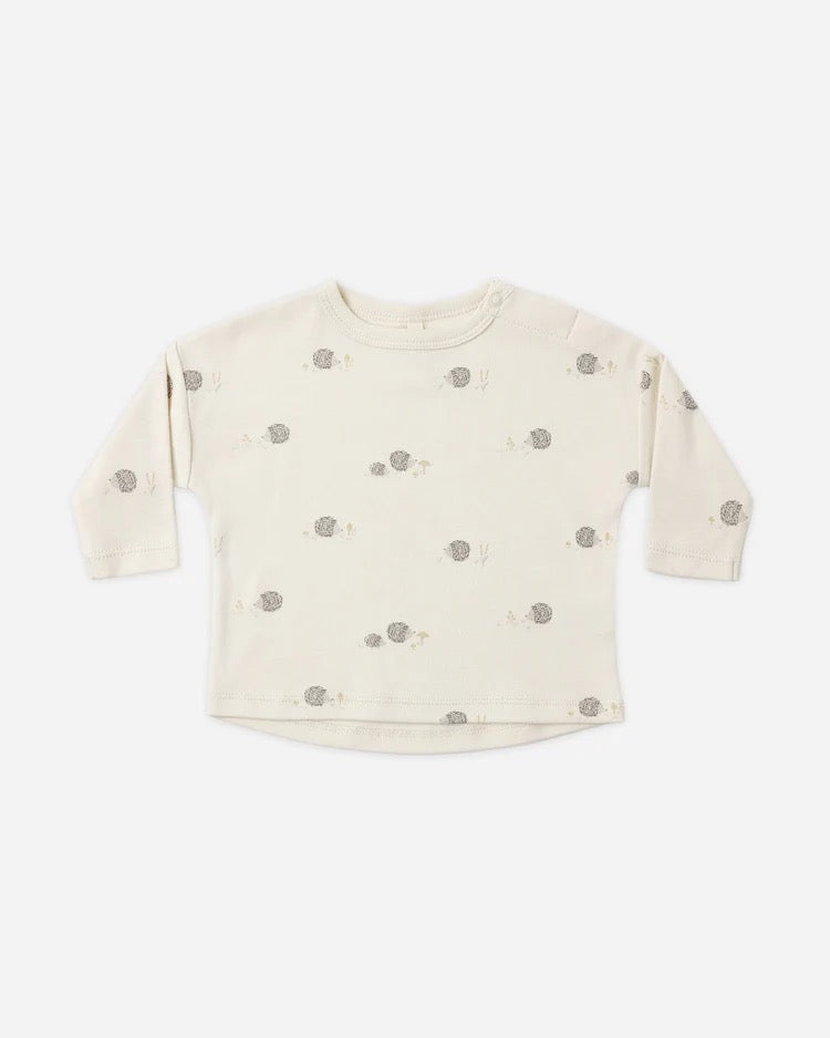 Long Sleeve Tee + Drawstring Pant | Hedgehog