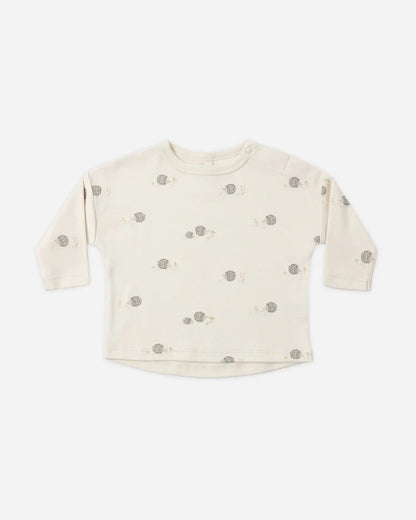 Long Sleeve Tee + Drawstring Pant | Hedgehog