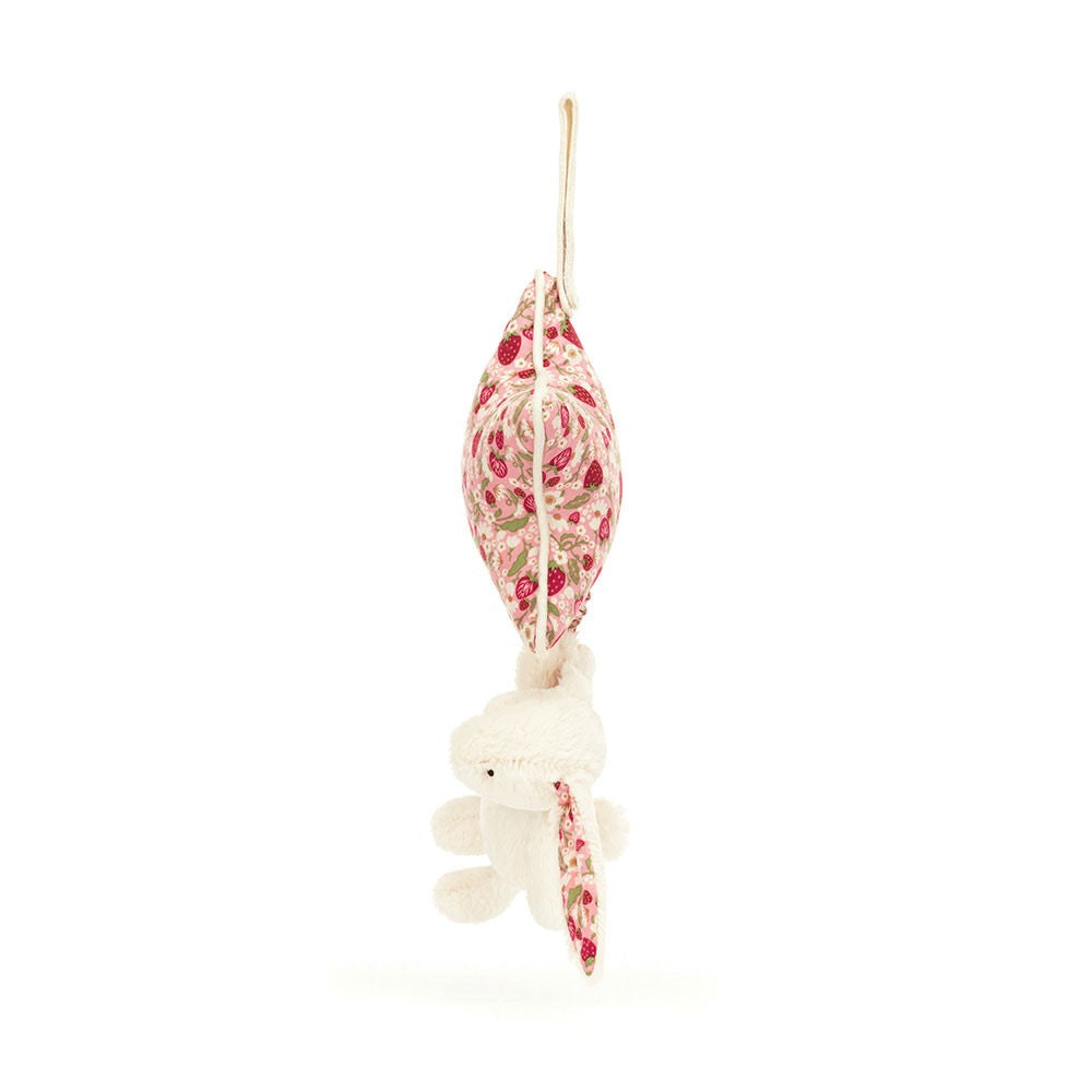 Blossom Cream Bunny 'Berry' Musical Pull