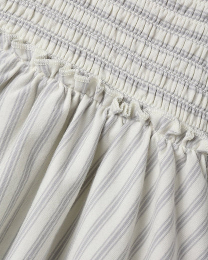 Lainey Romper | Cloud Stripe