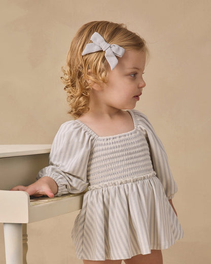 Lainey Romper | Cloud Stripe