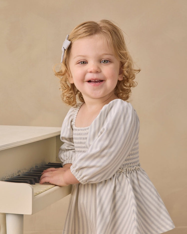 Lainey Romper | Cloud Stripe