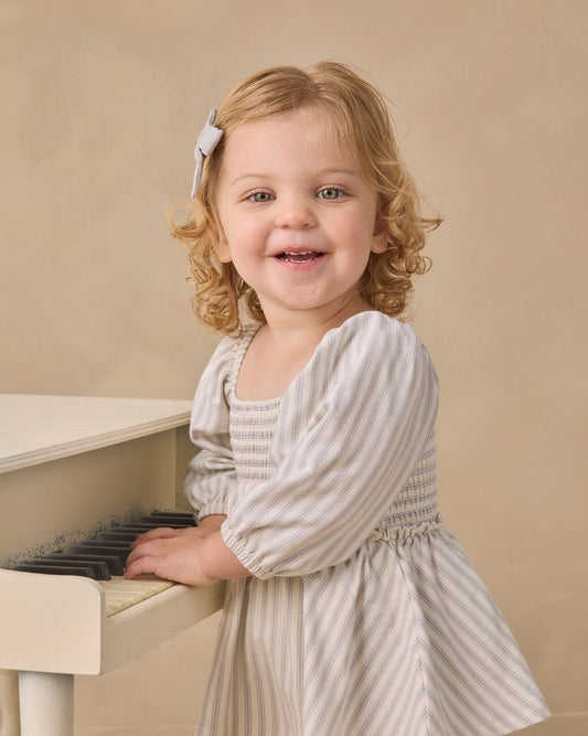 Lainey Romper | Cloud Stripe