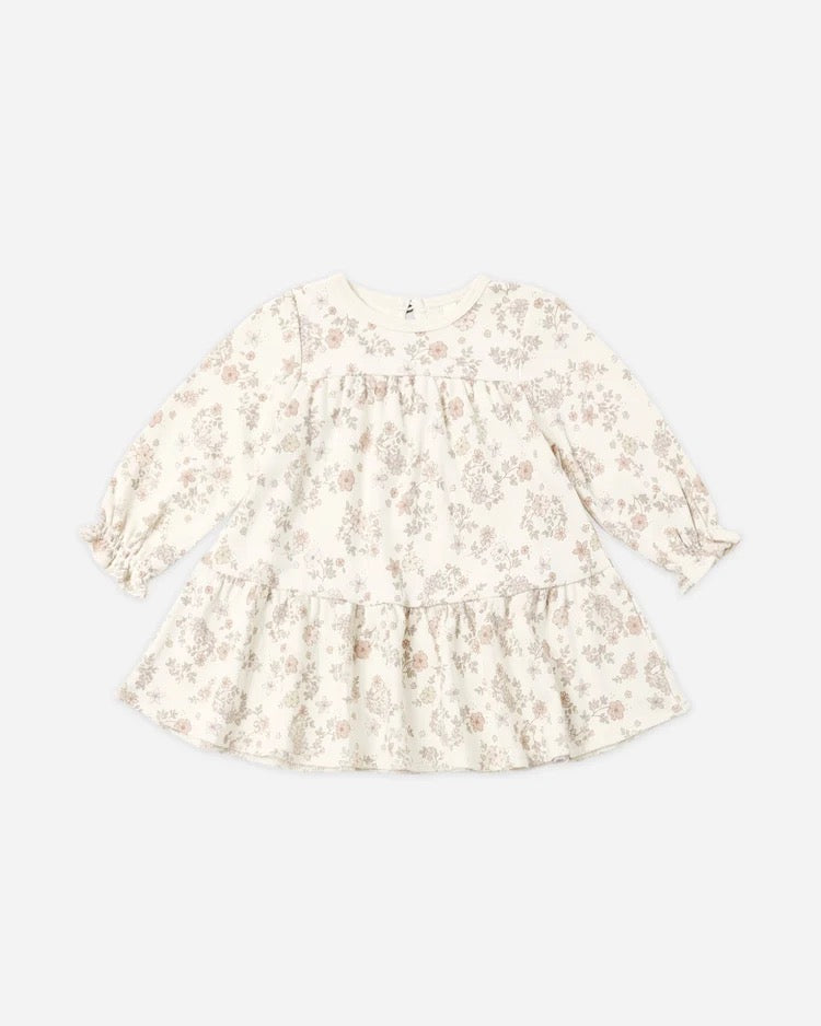 Tiered Jersey Dress | Floral Vine