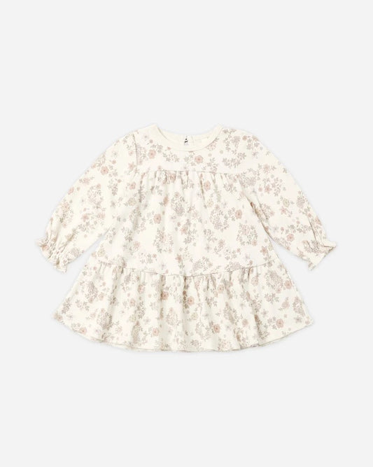 Tiered Jersey Dress | Floral Vine