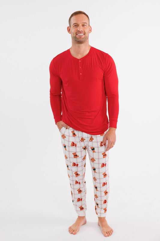 Cozy Christmas Bears Men's Top + Jogger