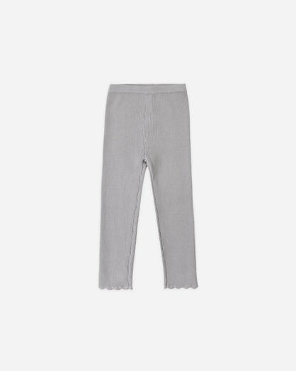 Shoulder Ruffle Bodysuit + Legging | Dusty Blue