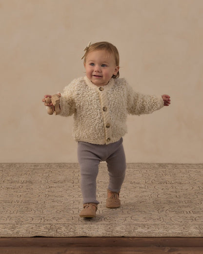 Shoulder Ruffle Bodysuit + Legging | Dusty Blue