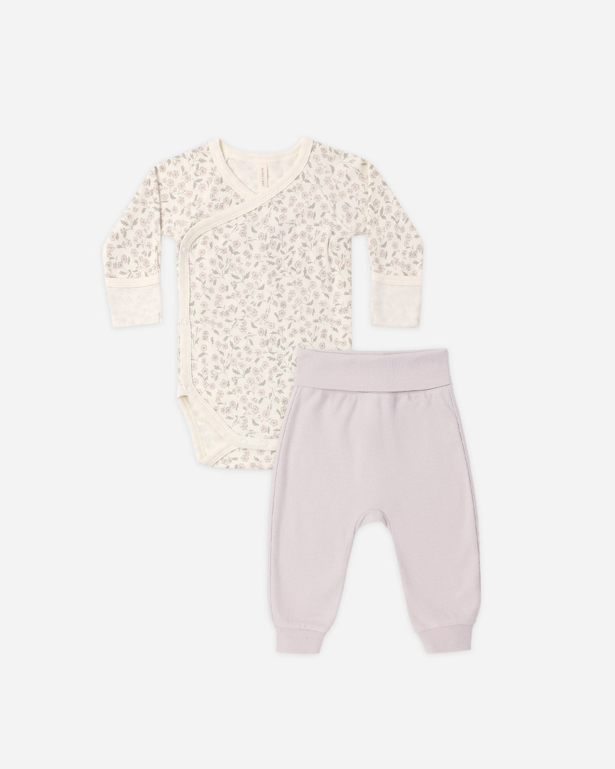Side Snap Bodysuit + Pant Set | Floret