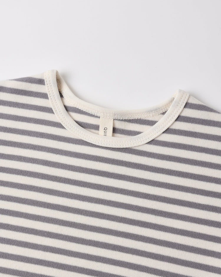 Cozy Set | Slate Stripe