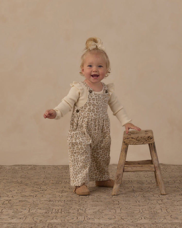 Wide Leg Overall | Leopard