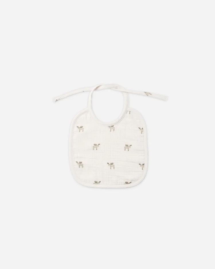 Woven Tie Bib | Moose