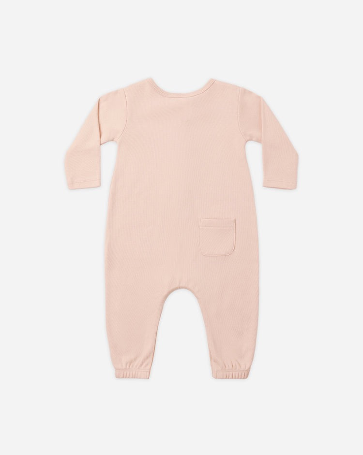 Long Sleeve Jumpsuit | Dusty Rose