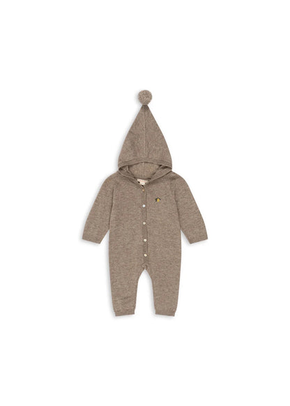 Mattou Knit Onesie | Light Brown