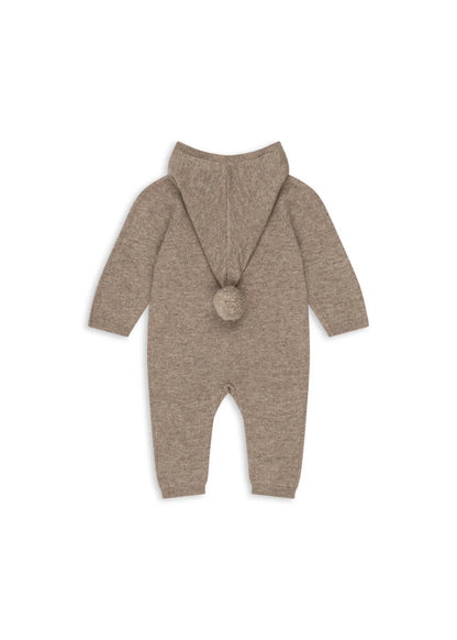 Mattou Knit Onesie | Light Brown