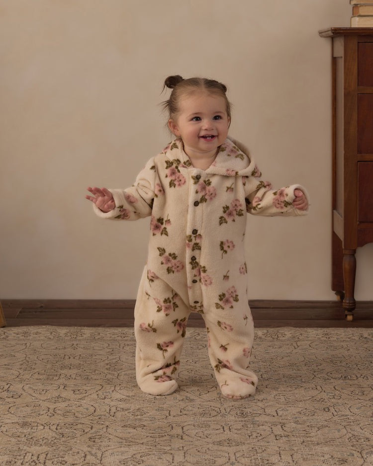 Fleece Jumpsuit | Rose Garden