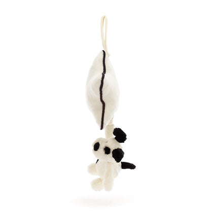 Bashful Rufferty Black & Cream Puppy Musical Pull