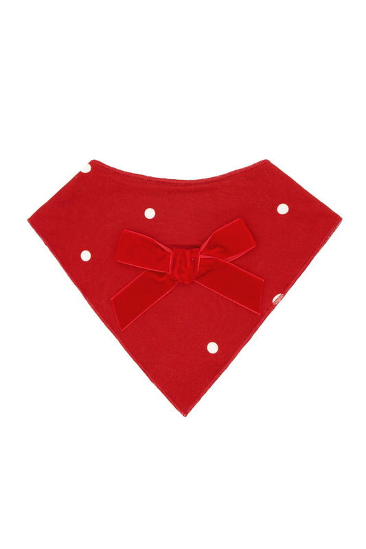 Ruby Polka Dot Dog Bandana