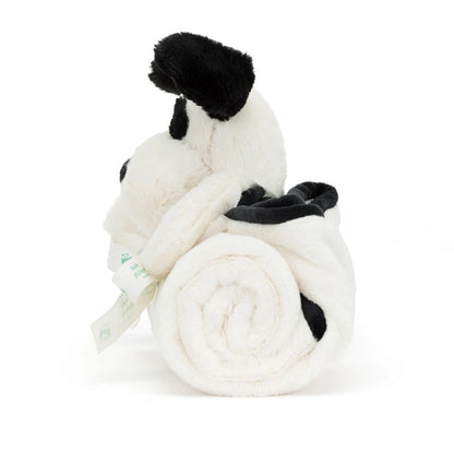 Bashful Rufferty Black & Cream Puppy Blankie