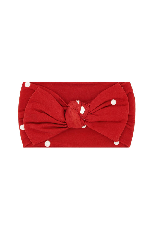 Ruby Polka Dot Headband (One Size)